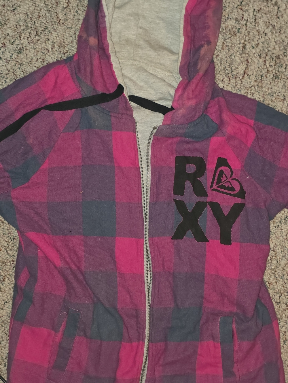 Vintage Roxy Reversible Zip Up Jacket - Picture 8 of 8